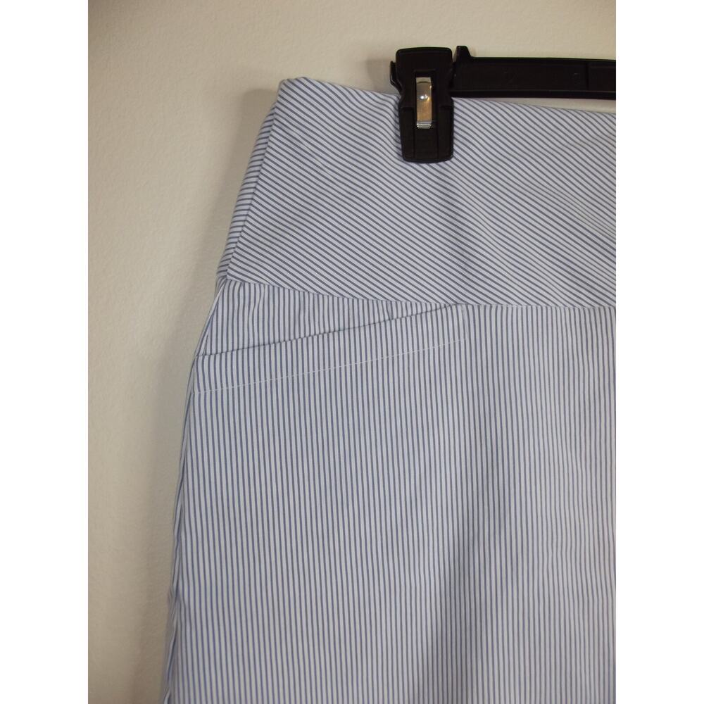 SC & Co Womens GOLF SKORT - Size XXL - Blue Seersucker Pockets Skirt Compression - Picture 7 of 10